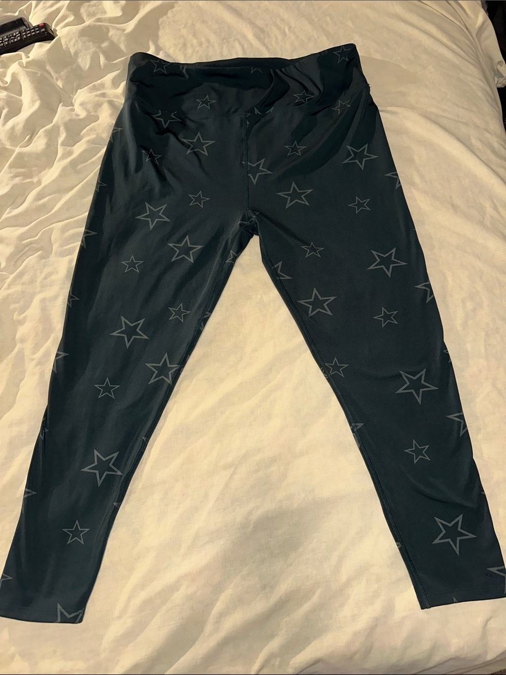 Nanette Lepore Dark Teal Star-Print Leggings